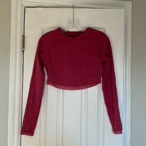 GYMSHARK x Whitney Simmons cropped long sleeve top